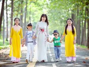 Làm mẹ - Ngưỡng mộ tài tháo vát của bà mẹ 4 con xinh đẹp