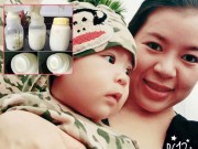 Bà bầu - Mẹ nuôi sữa ba con cùng lúc với 2 lít sữa/ngày