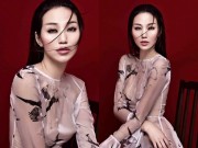 Thời trang - Khánh My mặc váy trong suốt không nội y