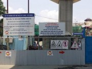 Tin tức - Hà Nội: Lại rơi sắt từ dự án đường sắt trên cao Cát Linh - Hà Đông
