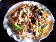 Bếp Eva - Miến lươn chay trộn hấp dẫn vô cùng