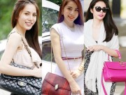 Thời trang - Thủy Tiên chơi túi sang "át vía" các mỹ nhân Việt