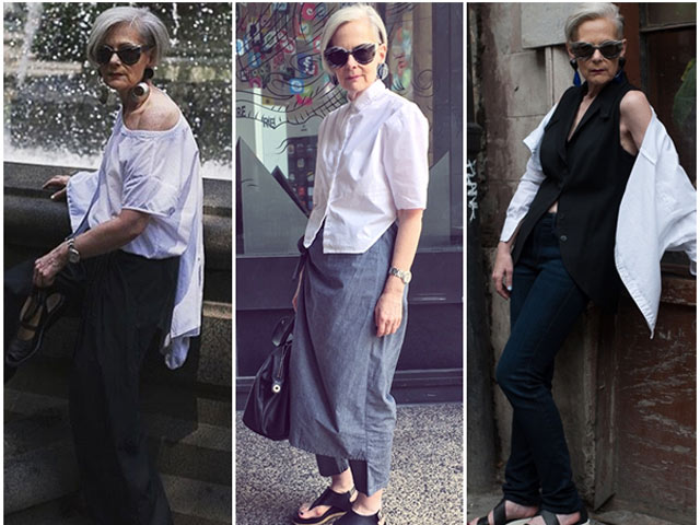 Ngưỡng mộ sự tự tin tuyệt vời của quý bà 60 tuổi