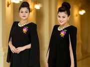 Thời trang - Vũ Thu Phương khéo léo che bụng bầu đi sự kiện