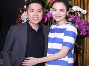 Làng sao - Diễm Hương ôm chồng tình cảm tại sự kiện