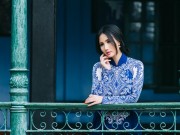 Làng sao - HH Sương Đặng dịu dàng như thiếu nữ bên thềm nhà