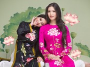 Làng sao - Thùy Dung, Huỳnh Bích Phương khoe sắc trong áo dài Đức Hùng