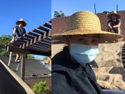 Làng sao - Bằng Kiều nhễ nhại mồ hôi tự sửa nhà ở Mỹ