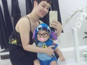 Làng sao - Trà My Idol khoe ảnh ngộ nghĩnh của con trai