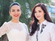 Làng sao - HH Giáng My như "gái đôi mươi" bên HH Ngọc Diễm