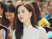 Làng sao - Đặng Thu Thảo đẹp khó cưỡng trong tà áo dài trắng