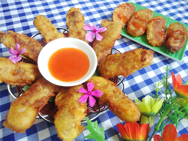 Cuối tuần làm bánh chuối rán ăn chơi