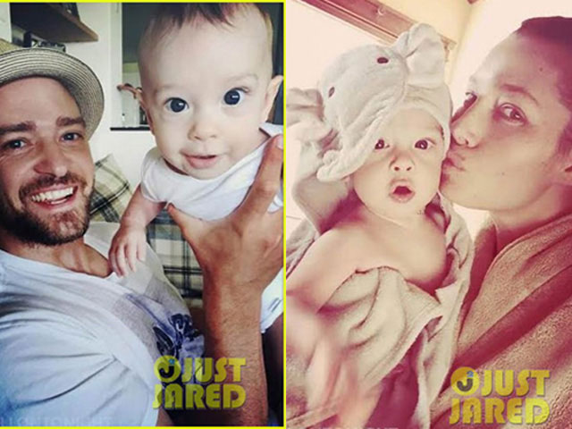 Justin Timberlake bất ngờ khoe ảnh con trai 5 tháng