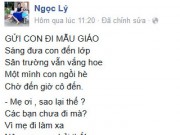 Tin tức - Bài thơ cô giáo nghẹn ngào kể chuyện đưa đón con đi học
