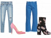Thời trang - Chọn giày thu đông cho những mẫu jeans mốt nhất