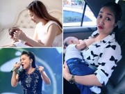 Bà bầu - Mỹ nhân Việt bận rộn vẫn quyết nuôi con bằng sữa mẹ
