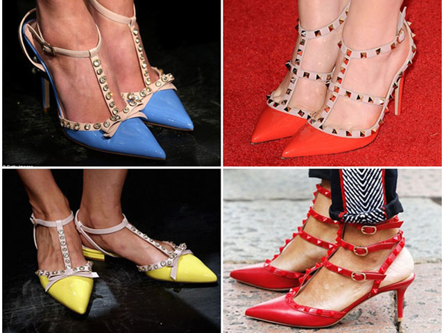 Đôi giày nhái Valentino gây xôn xao New York FW