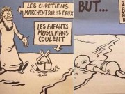 Tin tức - Charlie Hebdo không "tha" bé trai Syria 3 tuổi chết đuối