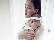 Làng sao - Maya đẹp mặn mà bên con gái đầu lòng 7 tháng tuổi