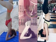 Làm đẹp - 4 mỹ nhân Vbiz gây chú ý với động tác yoga "trồng cây chuối"