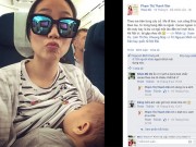 Làm mẹ - Vân Ốc bức xúc vì bị chê 'vô duyên' khi cho con bú trên máy bay