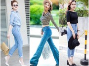 Thời trang - Tuần qua: Người đẹp rộn ràng khoe chân nuột với jeans
