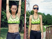 Làm đẹp - MC Huyền Ny khoe cơ bụng 6 múi dù qua 3 lần sinh nở