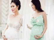 Làng sao - Bà xã Đăng Khôi khoe bụng bầu trước ngày lâm bồn