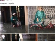 Tin tức - Dân mạng "hãi hùng" chia sẻ ảnh ngập lụt Hà Nội
