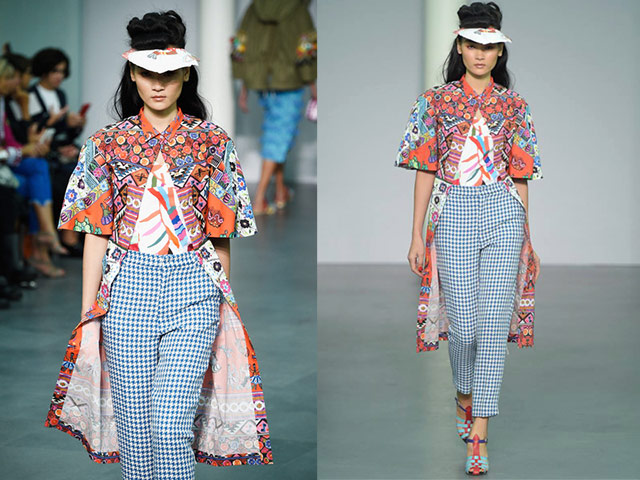 Thùy Trang trình diễn trong ngày mở màn Milan FW 2016