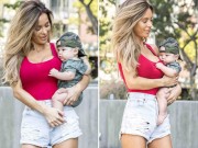 Bà bầu - 4 nguyên tắc tìm lại vòng eo sau sinh của hotmom 8x