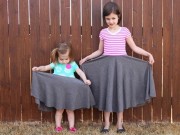 Làm mẹ - Mẹ khéo tay may váy điệu đà cho con gái