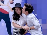 Làng sao - Trường Giang hài hước "cưỡng hôn" Ốc Thanh Vân