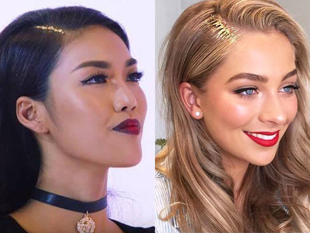 Cách làm tóc kim tuyến chất chơi như Lan Khuê chỉ trong 3 phút