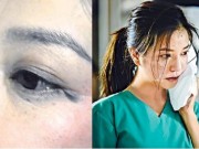 Làng sao - 5 lần bị Cổ Thiên Lạc tát, Triệu Vy bị tím bầm mắt