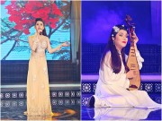 Làng sao - Mặc scandal, Lâm Chi Khanh vẫn duyên dáng áo dài đi hát