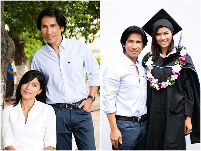 Trang Lạ tình cảm bên chồng Việt kiều khi nhận bằng Thạc sĩ