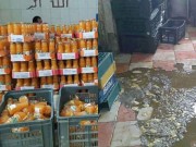Tin tức - Những hình ảnh kinh hãi bên trong xưởng sản xuất nước ép hoa quả ở Ai Cập