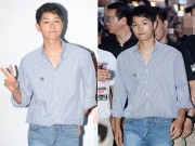 Làng sao - Chạy nhiều show, Song Joong Ki lộ dáng vẻ mệt mỏi, nhợt nhạt