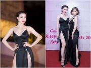 Làng sao - Trà Ngọc Hằng diện váy xẻ táo bạo, gợi cảm bên Milan Phạm