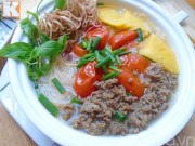 Bếp Eva - Bún thịt bò băm bổ dưỡng cho ngày mới