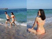 Làm đẹp - Thân hình đẹp khó tin của vợ Hoàng Bách sau hai lần sinh nở