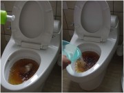Nhà đẹp - Mẹo thông tắc bồn cầu tuyệt đỉnh bằng nước rửa bát