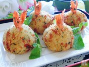 Bếp Eva - Tận dụng cơm nguội thừa làm cơm bọc tôm chiên xù
