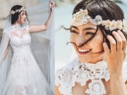 Thời trang - Trước khi "về dinh" Ngọc Lan đã diện áo cưới hàng chục lần rồi đấy!