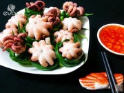 Bếp Eva - Bạch tuộc cuộn hành lá đơn giản mà ngon