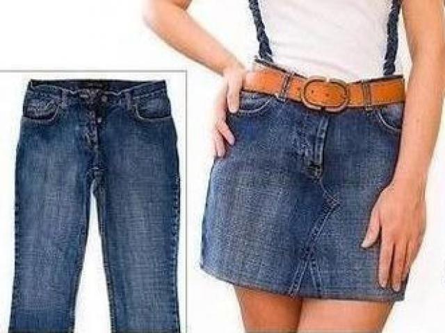 Video: Biến hóa quần jean cũ thành váy denim sành điệu