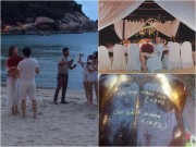 Làng sao - Lộ cảnh Hồ Ngọc Hà được bạn trai đại gia cầu hôn trên biển tại Thái Lan?