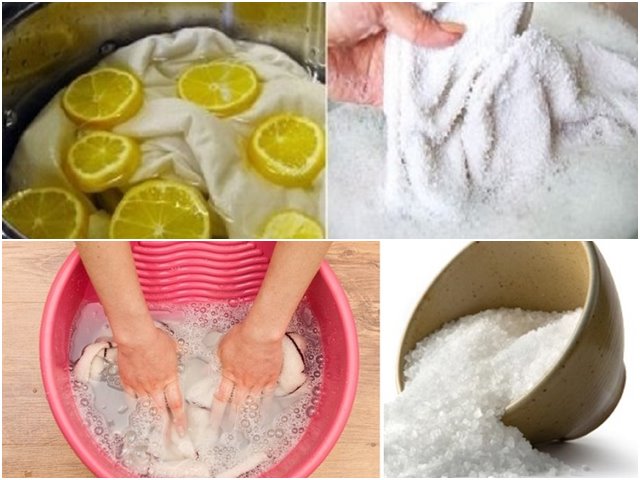 Đủ mẹo tẩy quần áo trắng đã ngả sang 'cháo lòng'