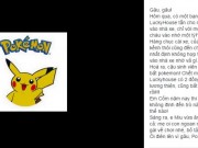 Tin tức - Nửa đêm, vợ nhắn chồng 'đưa em ra công viên Hòa Bình bắt Pokemon'